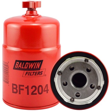 baldwin bf1204, secondary fuel/water separator spin-on with drain