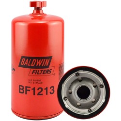 baldwin bf1213, fuel/water separator spin-on with drain