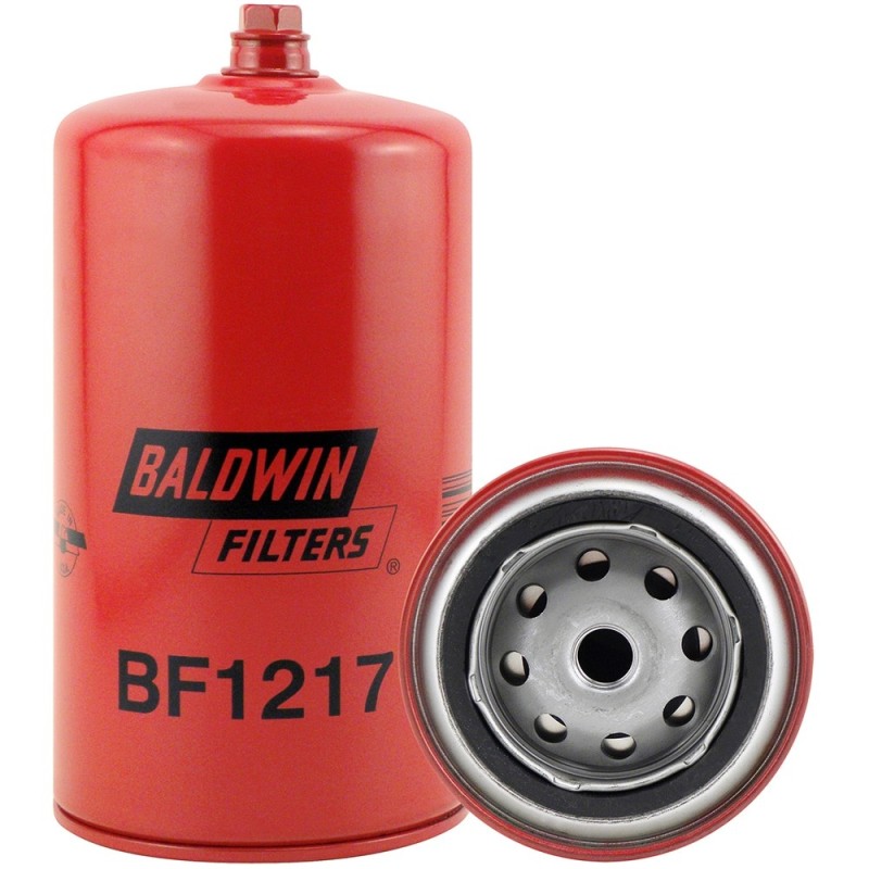 baldwin bf1217, fuel/water separator spin-on with drain