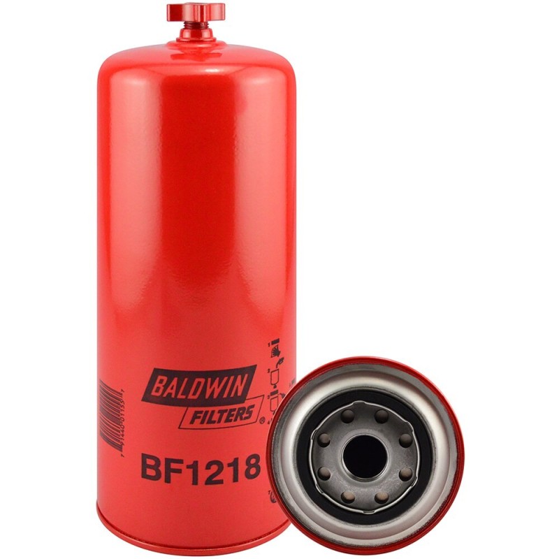 baldwin bf1218, fuel/water separator spin-on with drain