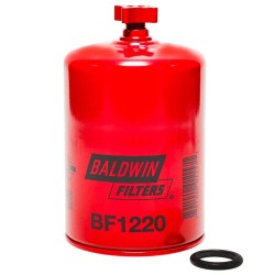 baldwin bf1220, fuel/water separator spin-on with drain