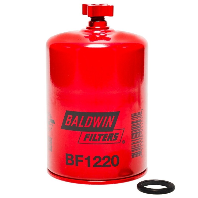 baldwin bf1220, fuel/water separator spin-on with drain