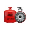 baldwin bf1222, fuel/water separator spin-on with drain