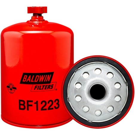 baldwin bf1223, fuel/water separator spin-on with drain