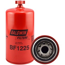 baldwin bf1225, fuel/water separator spin-on with drain