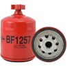 baldwin bf1257, fuel/water separator spin-on with drain