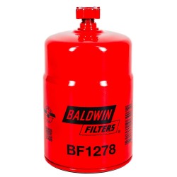 baldwin bf1278, fuel/water separator spin-on with drain