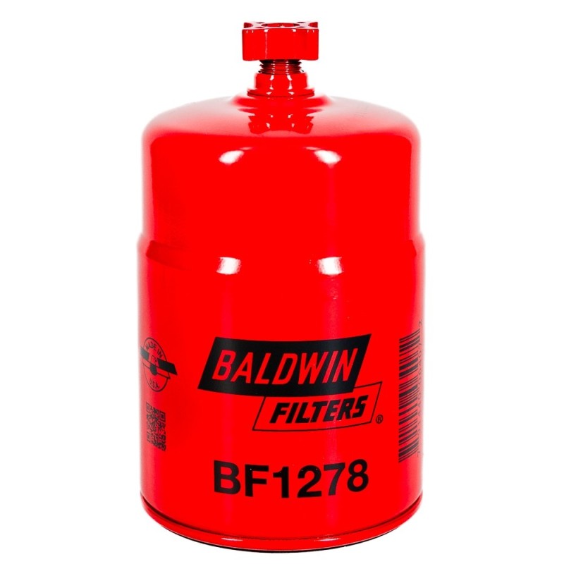 baldwin bf1278, fuel/water separator spin-on with drain