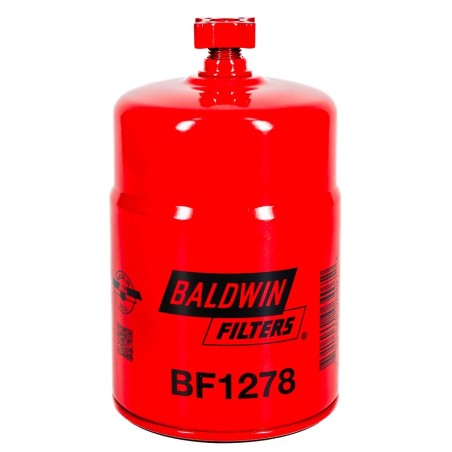baldwin bf1278, fuel/water separator spin-on with drain