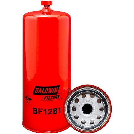 baldwin bf1281, primary fuel/water separator spin-on with drain