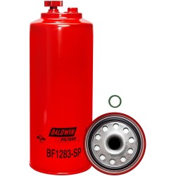 baldwin bf1283-sp, fuel/water separator spin-on with sensor port and drain