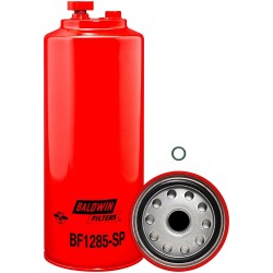 baldwin bf1285-sp, fuel/water separator spin-on with sensor port and drain