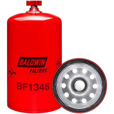 baldwin bf1346, fuel/water separator spin-on with drain