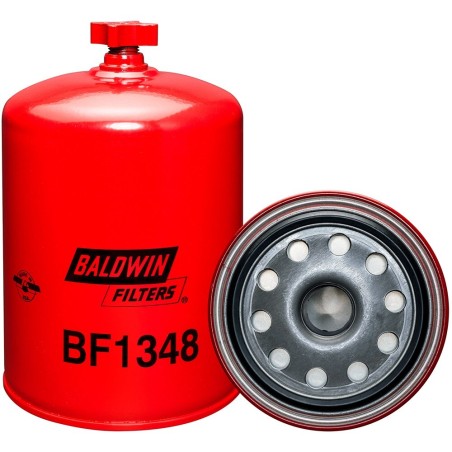 baldwin bf1348, fuel/water separator spin-on with drain