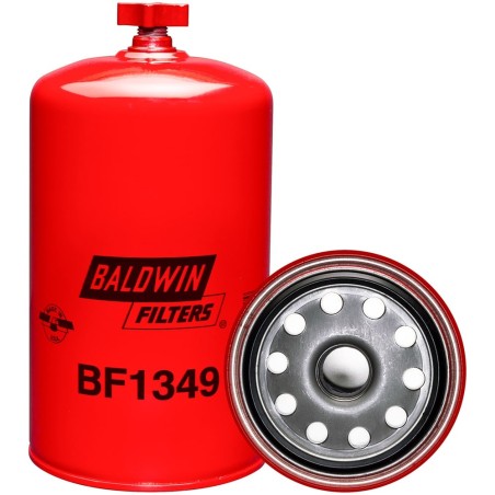baldwin bf1349, fuel/water separator spin-on with drain