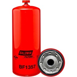 baldwin bf1357, fuel/water separator spin-on with drain