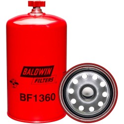 baldwin bf1360, fuel/water separator spin-on with drain