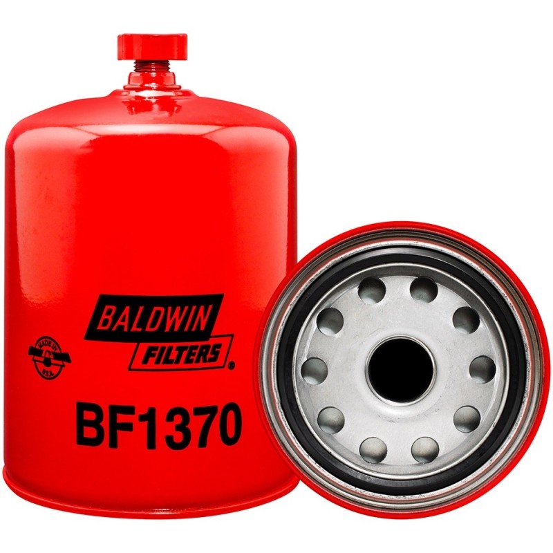 baldwin bf1370, fuel/water separator spin-on with drain
