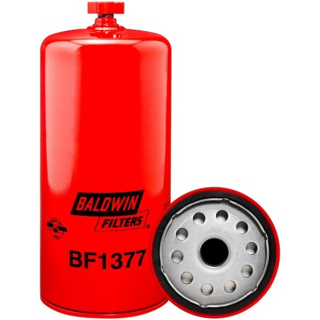 baldwin bf1377, fuel/water separator spin-on with drain
