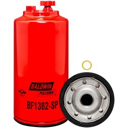 baldwin bf1382-sp, fuel/water separator spin-on with drain and sensor port