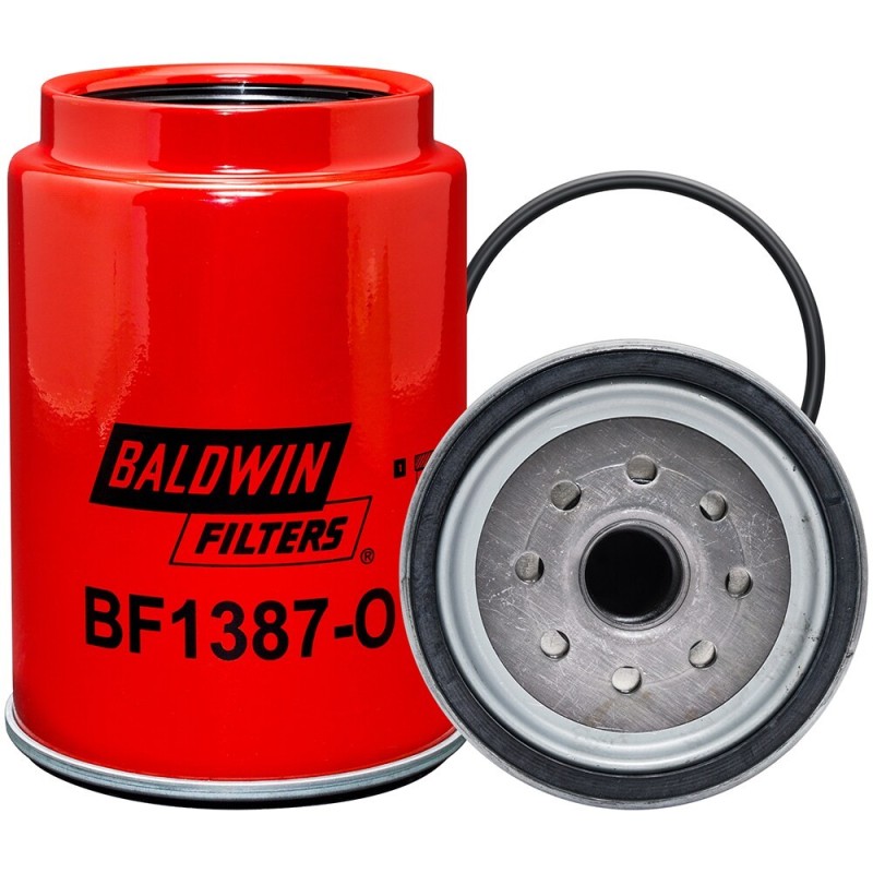 baldwin bf1387-o, fuel/water separator spin-on with open port for bowl
