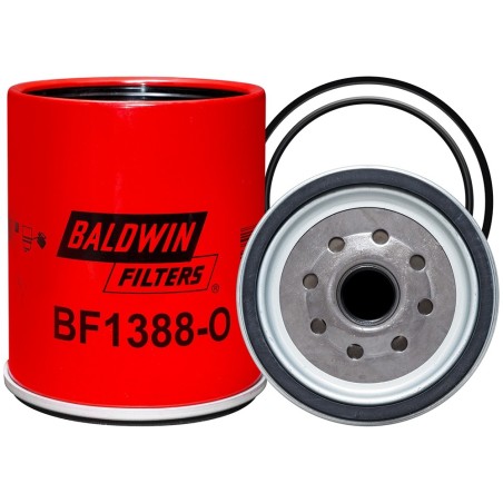 baldwin bf1388-o, fuel/water separator spin-on with open port for bowl