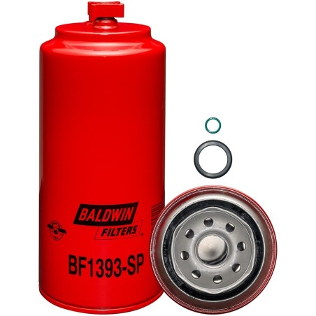 baldwin bf1393-sp, high efficiency fuel/water separator spin-on with drain and 