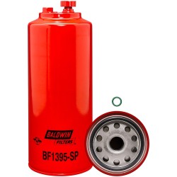 baldwin bf1395-sp, fuel/water separator spin-on with drain and sensor port