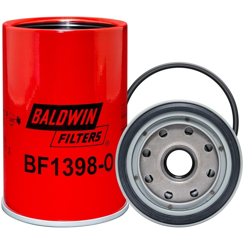 baldwin bf1398-o, fuel/water separator spin-on with open port for bowl