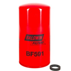 baldwin bf591, secondary fuel spin-on