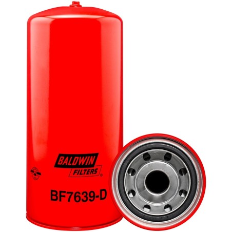 baldwin bf7639-d, high efficiency fuel spin-on with drain
