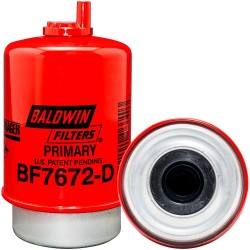 baldwin bf7672-d, primary fuel/water coalescer element with drain