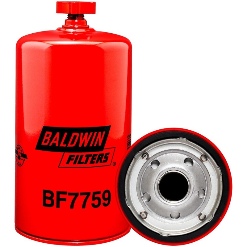 baldwin bf7759, stainless steel mesh fuel strainer with drain