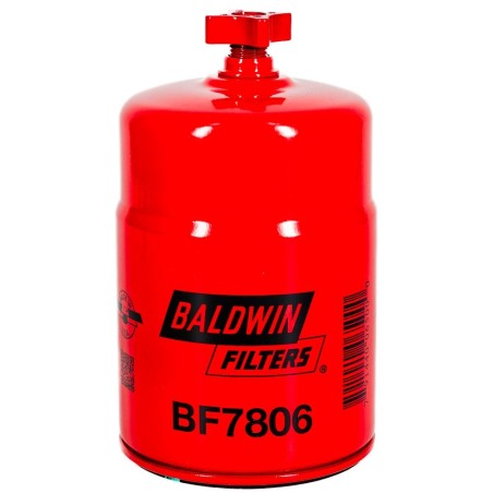 Baldwin BF7806, Fuel/Water Separator Filter Spin-on with Drain