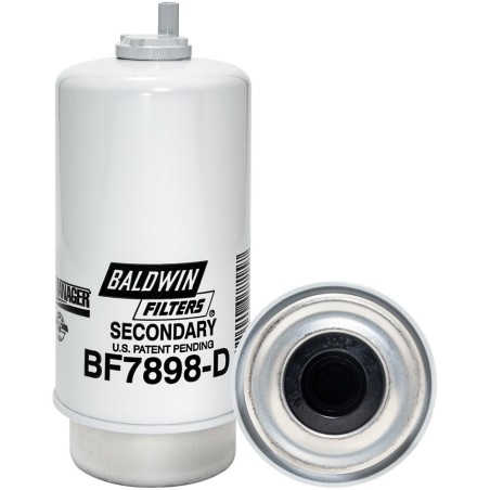 baldwin bf7898-d, secondary fuel/water separator element with drain