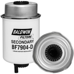 baldwin bf7904-d, secondary fuel/water separator element with drain