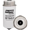 baldwin bf7949-d, secondary fuel/water separator element with removable drain