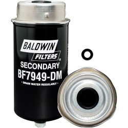 baldwin bf7949-dm, secondary fuel element with drain
