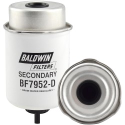 baldwin bf7952-d, secondary fuel/water separator element with removable drain