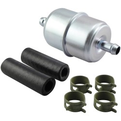 baldwin bf836-k3, in-line fuel filter with clamps and hoses