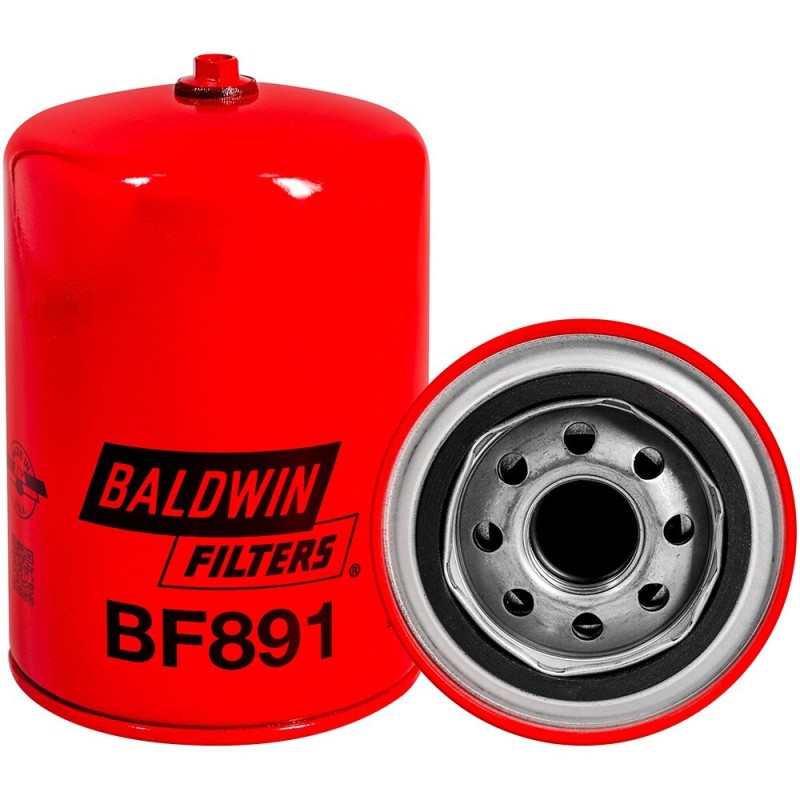 baldwin bf891, primary fuel/water separator spin-on with drain
