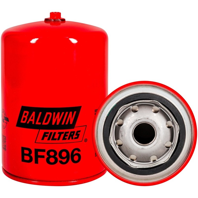 baldwin bf896, primary fuel spin-on with drain
