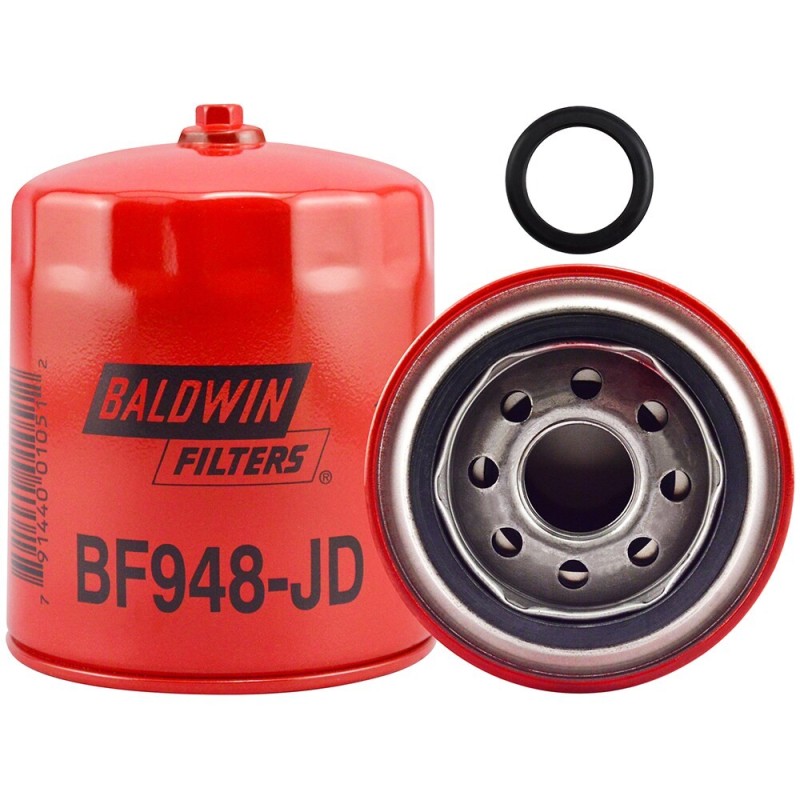 baldwin bf948-jd, fuel spin-on with drain