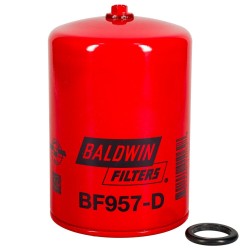 baldwin bf957-d, fuel spin-on with drain