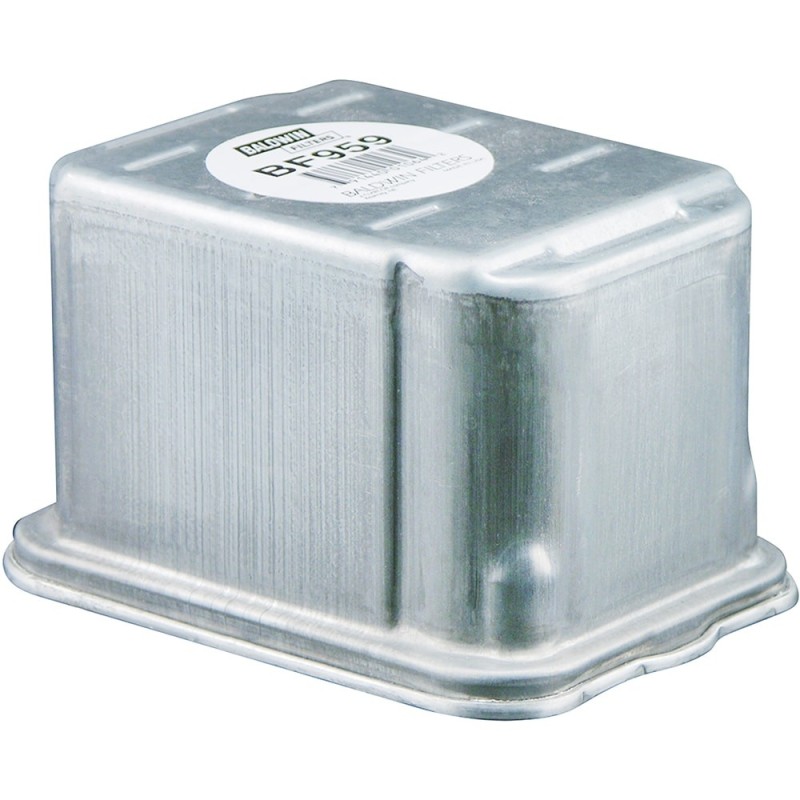 baldwin bf959, dual-stage box-style metal fuel filter