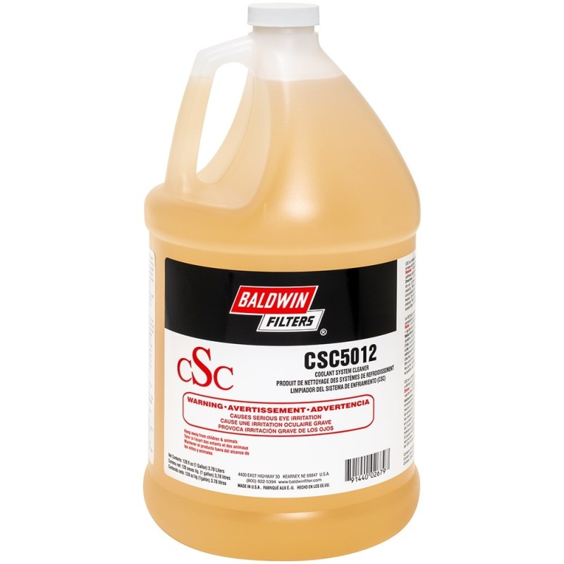 Baldwin CSC5012, Liquid Coolant Cleaner  (1 Gallon Plastic Bottle)