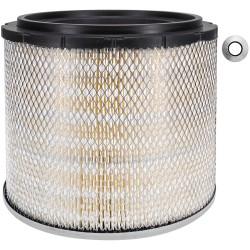 baldwin pa1705-2, air element with 2-inch pleats
