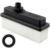 baldwin sa2159, crankcase breather filter in plastic housing