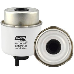 Baldwin BF9836-D, Secondary Fuel Filter Element with Drain