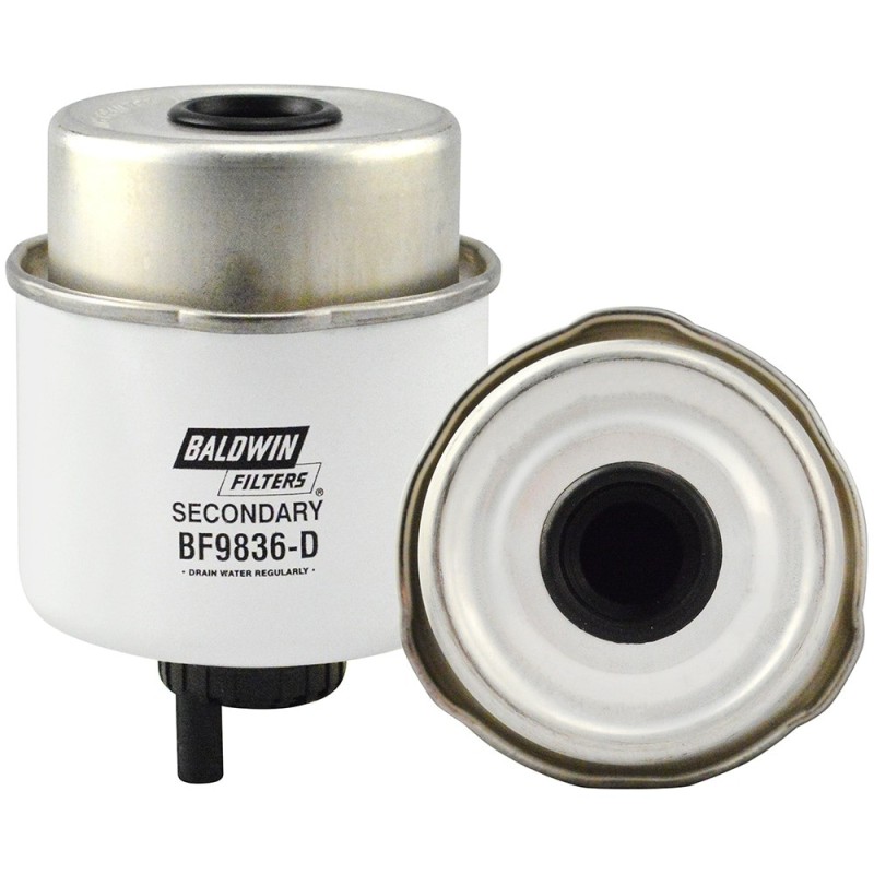 Baldwin BF9836-D, Secondary Fuel Filter Element with Drain